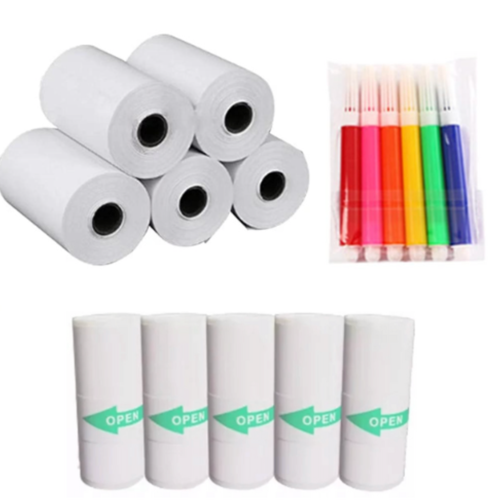 [SET] Paper Rolls + Sticker Rolls + Color Pens for VAGABOND MEMORY VAULT